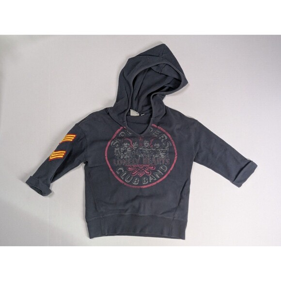 THE BEATLES SGT PEPPERS LONELY HEARTS CLUB BAND Kids Medium Blue Hoodie - Picture 1 of 10